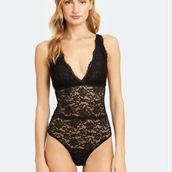 NWT Free People Cosabella Pret-A-Porter Teddy Black Small B-1351 - Picture 2 of 5
